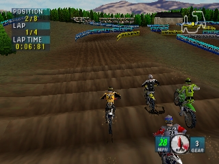 Jeremy McGrath Supercross 2000 (USA) In game screenshot